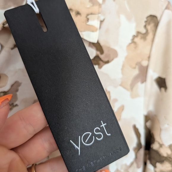 Yest Sand Giorgia Cream Tan Collared Button Down Shirt Dress Size Small 6 - Picture 10 of 14